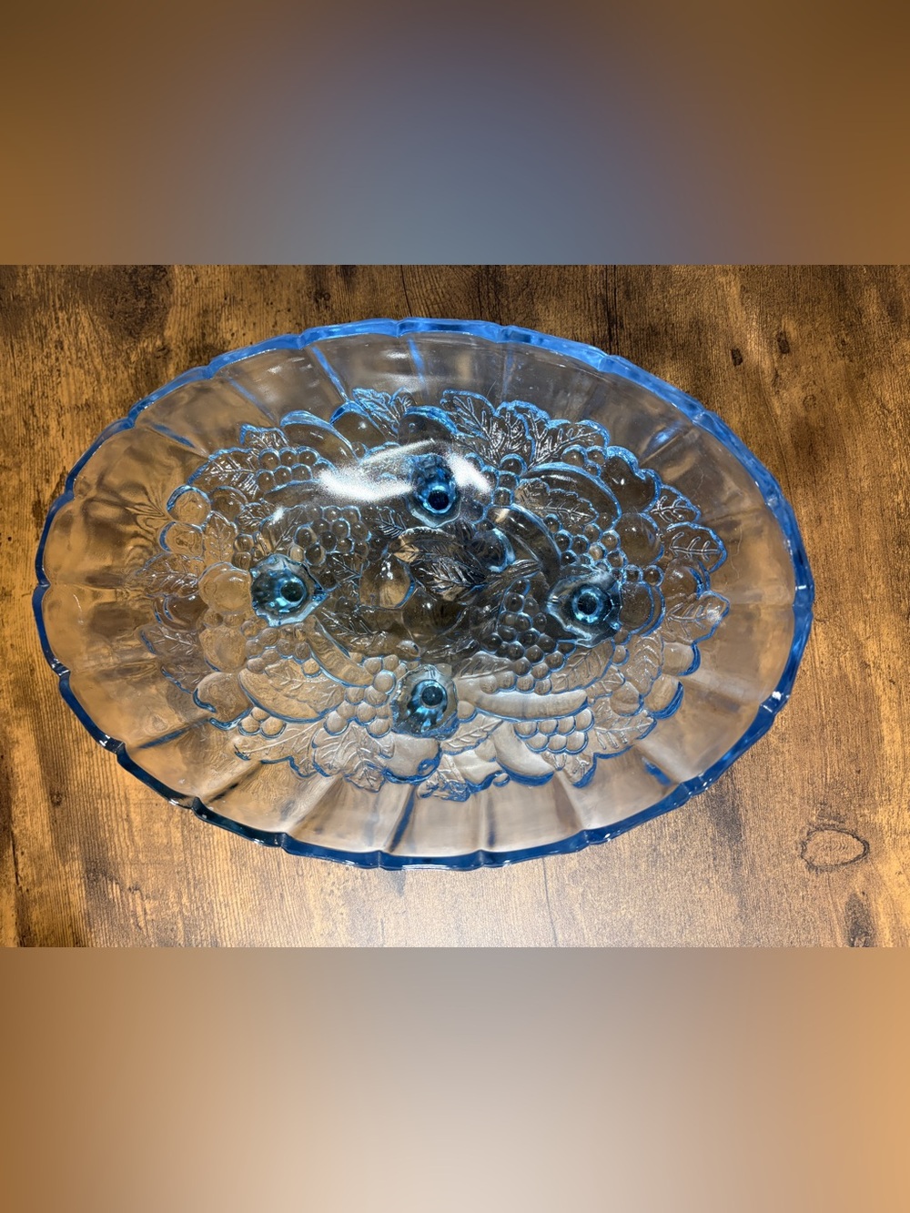 Vintage Indiana Glass Fruit Bowl